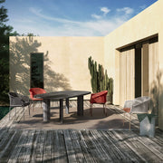 Outdoor courtyard table and chair combination villa garden rattan furniture creative balcony leisure rattan chair custom