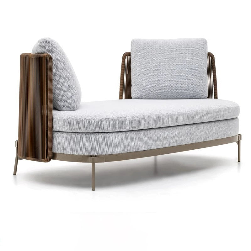 Outdoor sofa living room lazy combination rattan chair open-air outdoor courtyard balcony small table and chairs casual coffee table