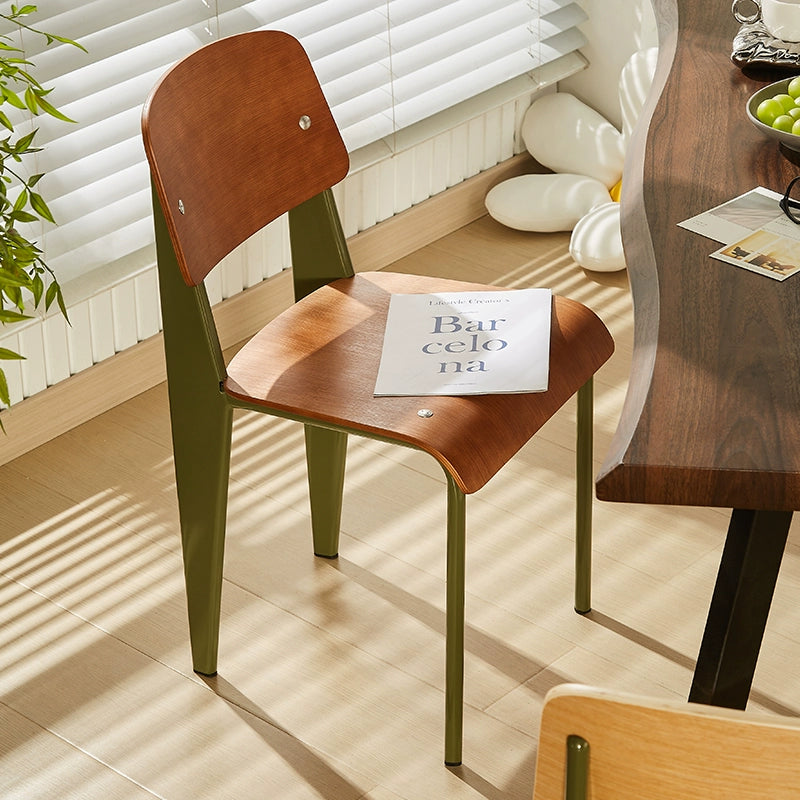 Retro dining chair Standard chair Designer solid wood chair Home backrest Student desk chair Simple dining table chair