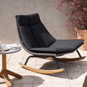 Reclining chair Rocking chair Balcony Outdoor rope weaving Simple modern outdoor lazy chair Leisure courtyard garden
