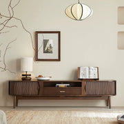 Solid wood TV cabinet living room coffee table combination storage locker retro furniture