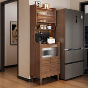 Solid wood dining side cabinet cabinet coffee tea cabinet household living room storage cabinet custom