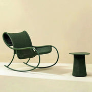 Outdoor rattan chair villa hotel courtyard balcony rattan rocking chair garden waterproof sunscreen leisure table, chair sofa