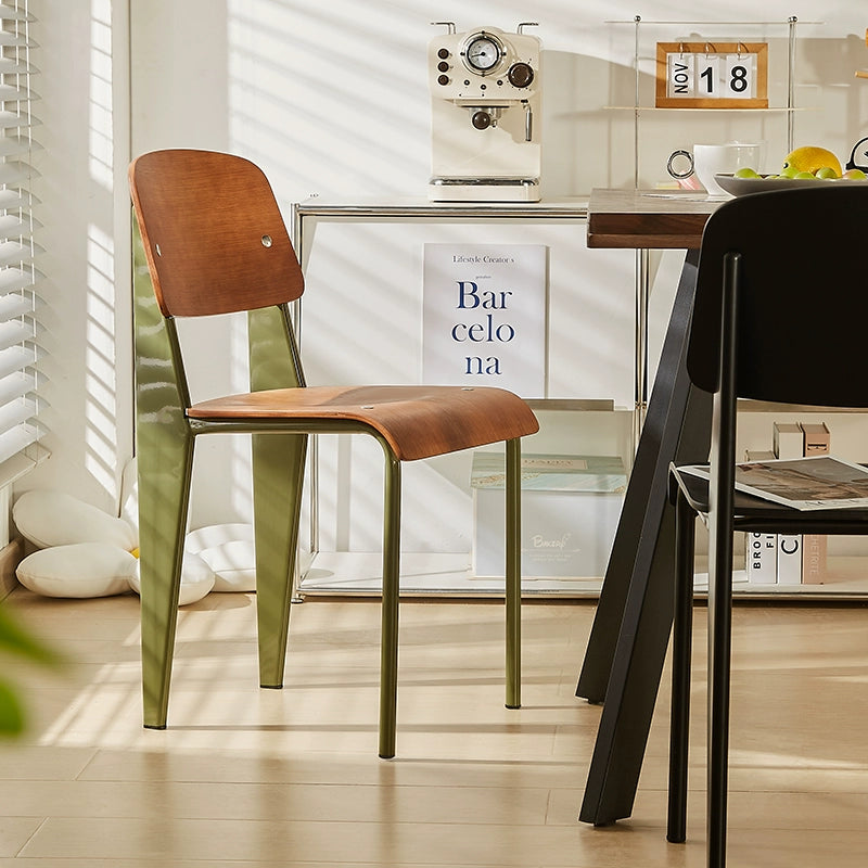 Retro dining chair Standard chair Designer solid wood chair Home backrest Student desk chair Simple dining table chair