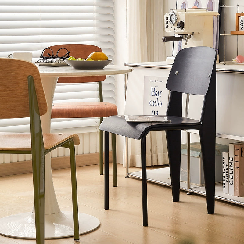 Retro dining chair Standard chair Designer solid wood chair Home backrest Student desk chair Simple dining table chair