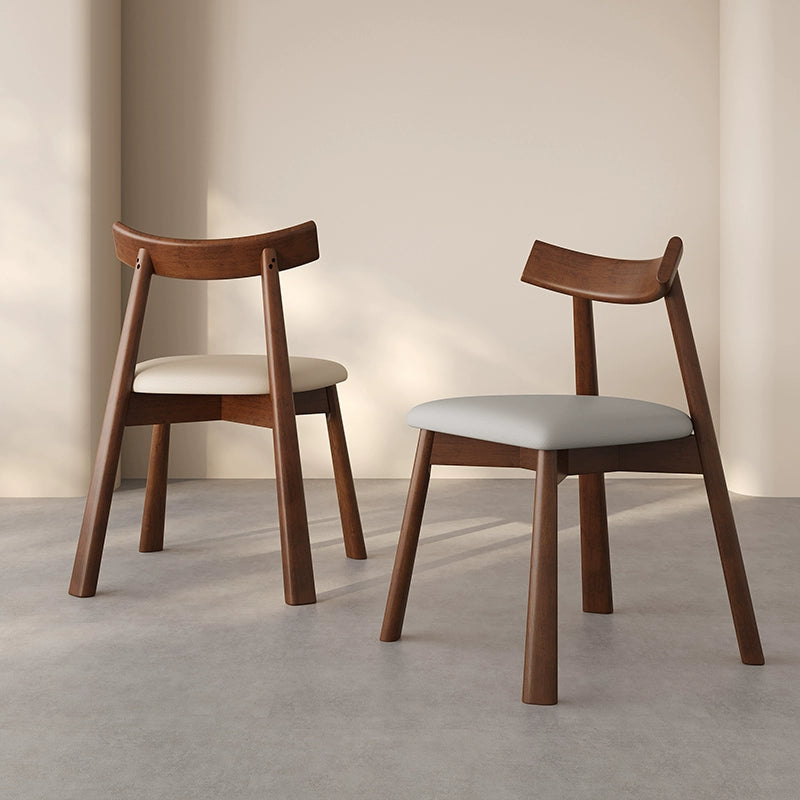 Solid wood dining chair Home retro backrest chair Restaurant Hotel high-end table, chair and stool