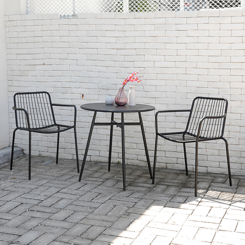 Outdoor leisure table and chair courtyard balcony coffee table combination outdoor garden open-air cafe