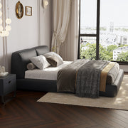 Modern minimalist master bedroom double soft bed
