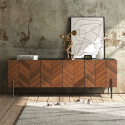 Coffee table TV cabinet all solid wood modern simple bedroom storage cabinet household custom