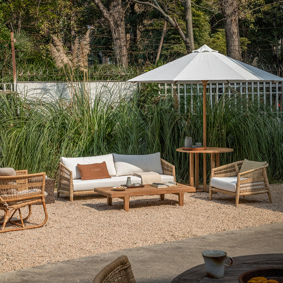 Outdoor courtyard bed and breakfast leisure sofa coffee table combination outdoor furniture