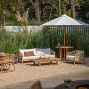 Outdoor courtyard bed and breakfast leisure sofa coffee table combination outdoor furniture