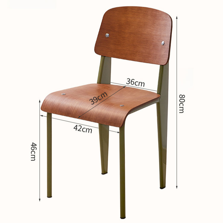 Retro dining chair Standard chair Designer solid wood chair Home backrest Student desk chair Simple dining table chair