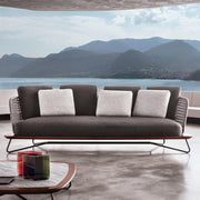 Leisure Outdoor Rattan Sofa Outdoor Homestay Courtyard Villa Balcony Garden Outdoor Waterproof Rattan Chair Furniture