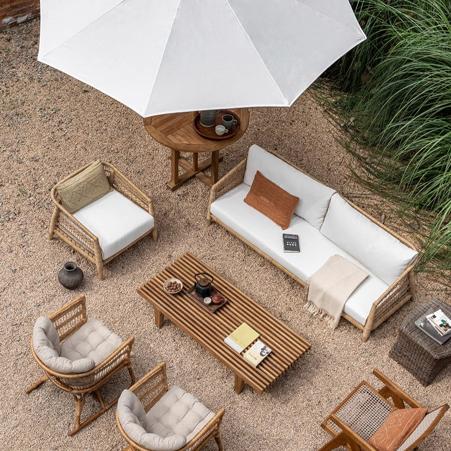Outdoor courtyard bed and breakfast leisure sofa coffee table combination outdoor furniture