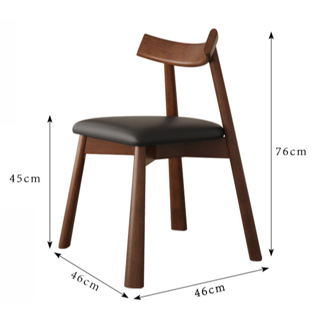 Solid wood dining chair Home retro backrest chair Restaurant Hotel high-end table, chair and stool